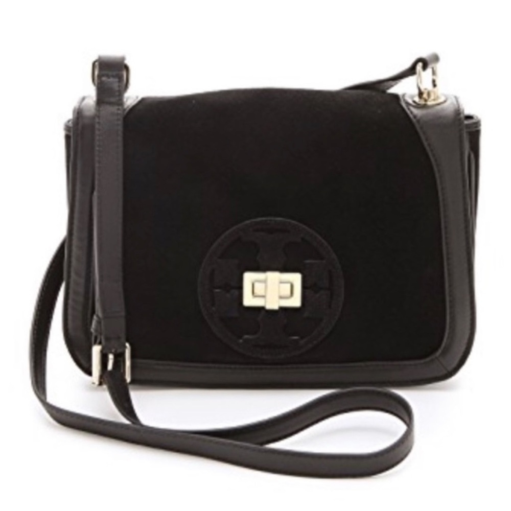 Tory Burch Gloria Suede Cross Body Bag
